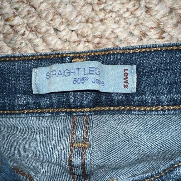 Womens Levis 505‎ Straight Leg Jeans size 16 - Picture 3 of 5